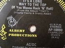 AC/DC - IT'S A LONG WAY TO THE TOP/ CAN I SIT NEXT TO YOU GIRL - OZ (1975)