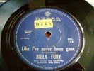 BILLY FURY- NEW ZEALAND ISSUE-LIKE I'VE NEVER BEEN GONE/ WHAT DO YOU THINK C1963