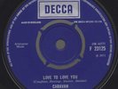 CARAVAN LOVE TO LOVE YOU DECCA 1971 7