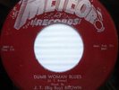 J.T BROWN w. BROOM DUSTERS 45 Dumb Woman Blues METEOR RECORDS Blues ELMORE JAMES