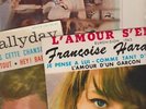 2 X 45T EP autographe Francoise HARDY Johnny HALLYDAY // 33T LP 25cm THE SHADOWS
