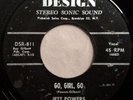 * JETT POWERS Go Girl  ROCKABILLY ELVIS Design 45   HEAR
