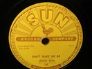 Old Vintage SUN LABEL RECORD ALBUM JOHNNY CASH Don't Make Me Go Next In Line NR