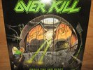 OVERKILL - Under the Influence LP vinyl SIGNED by all members Metallica Slayer