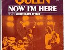 1974 QUEEN NOW I'M HERE/LILY OF THE VALLEY PICTURE SLEEVE MADE IN PORTUGAL VG+++
