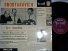 ROSTROPOVICH - ORMANDY / SHOSTAKOVICH  /  PHILIPS HI-FI STEREO authographed