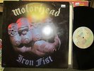 MOTORHEAD iron fist LP vinyl SRM14042 1st mercury bronze '82 hawkwind lemmy NM 