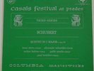 CASALS FESTIVAL AT PERPIGNAN-SCHUBERT -SCHNEIDER,TORTELIER-COLUMBIA ML 4714 6EYE