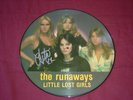 THE RUNAWAYS Little Lost Girls RARE LP Picture Disc AUTOGRAPHED BY LITA FORD