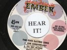 DOO WOP 45 The Five Satins EP (Ember # 102) Our Anniversary/Wish I Had My Baby..
