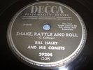 ROCK & ROLL- BILL HALEY - DECCA 78 RPM - SHAKE, RATTLE, & ROLL / A.B.C. BOOGIE