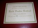 Bach Pablo Casals Complete Recorded Works Prades Festival 10 LPs 1st Ed NM/NM.