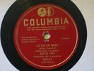 Edith Piaf   La Vie En Rose 78 rpm Columbia English & French Versions