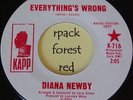 DIANA NEWBY - Everything's Wrong -  KAPP - same as Chubby Checker