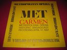 SEALED CLASSICAL LP BOX SET - CARMEN - GEORGES BIZET  MET OPERA  RCA SORIA MET-7