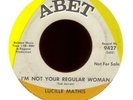 LUCILLE MATHIS Regular Woman on ABET Promo Soul 45 Hear