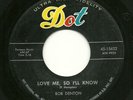 Rockn'roll RockaBilly 45 Bob Denton strong vg vinyl Eddie Cochran