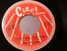 FIVE DISCS THAT WAS THE TIME / NEVER LET YOU GO CHEER 1000 DOO WOP 45 (J)
