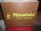 Pfanstiehl Record Store Display Cabinet W/ 185 NOS New Old Stock Diamond Needle