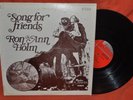 RON & ANN HOLM Song for Friends Priv Hippie folk LP