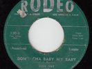 DON RAY - Rodeo 130 - Don't Cha Baby My Baby / Imogene - '58 ROCKABILLY PROMO 45
