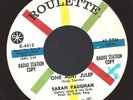 VG++ SARAH VAUGHAN MAMA/ONE MINT JULEP 45 RPM ROULETTE R-4413 RADIO STATION COPY