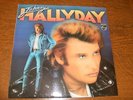 johnny hallyday lp vinyle 33 tours black es noir +ecusson philips