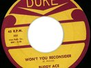 Buddy Ace : R&B Style Northern Soul 45 on Duke (325)