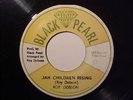 JAH CHILDREN RISING  /   ROY  DOBSON  orig  BLACK PEARL  7 in  RARE