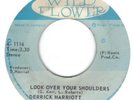 RARE REGGAE  SOUL  45   DERRICK HARRIOTT   LOOK OVER YOUR SHOULDERS  WILD FLOWER