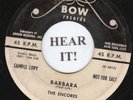 DOO WOP 45 The Encores (Bow PROMO #302) Barbara/Thank You