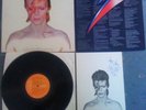 DAVID BOWIE ALADDIN SANE 1ST PRESS  SHINY LABELS +FAN CLUB CARD,