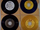 Roller Skating Records, Set of 4, Rinx & Roller, Colored Vinyl, 45rpm, VG-VG+