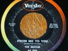 BEATLES 2nd US 45: RARE 1963 VJ #522 FROM ME TO YOU/THANK YOU GIRL DECENT VG 45