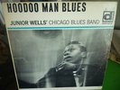 HOODO MAN BLUES LP. JUNIOR WELLS CHICAGO BLUES BAND SUPER RARE DELMARK LABEL