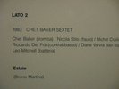CHET BAKER RUSCA VENUTI COSCIA MILAN JAZZ GANG live at capolinea AJC 1975 1983