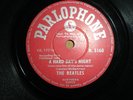UNIQUE RARE THE BEATLES 78 RPM INDIA