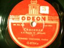 2x 78rpm GERHARD TASCHNER violin solo BACH CHACONNE