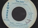 ZILNER T RANDOLPH Rare JAZZ/CALYPSO Sun Ra 45 Hear