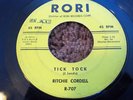 RITCHIE CORDELL - TICK TOCK / PLEASE DON'T TELL HER - RORI DOO WOP 45 7