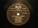 ELVIS PRESLEY Let's Have A Party/Hot Dog/How Do You Think I Feel  SA RCA 78 EE-