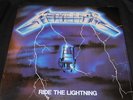 Metallica Ride The Lightning Lp 1984 Megaforce Electra 603961