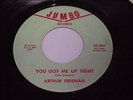 Arthur Freeman You Got Me Up Tight - Northern Soul HEAR