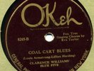 Okeh 8245 Clarence Willims Blue 5 LOUIS ARMSTRONG  Coal Cart Blues 1925 HOT