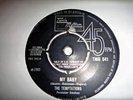 temptations my baby/ don`t look back- tmg 541