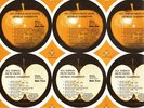 THE BEATLES George Harrison Rare Uncut Sheet All Things Must Pass Record Labels