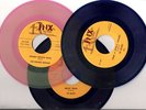 Roller Skating records three 45 set Rinx Records colored vinyl