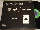 O.V. WRIGHT LP A NICKEL AND A NAIL BACKBEAT DEEP SOUL ACE OF SPADES /734