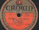 78 RPM RARE BILLY MURRAY ON CROWN 3019 / VG+VG++