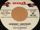 THE FLAMINGOS  WLP PROMO DJ COPY 45 